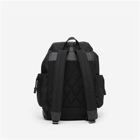 leather trim backpack burberry|Burberry backpack nylon.